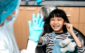 Emergency pediatric dental care for a child at Open Bright in New York